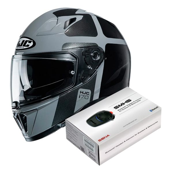 Pack Helmet Intercom Systems Hjc I Prika Mc Bluetooth Kit Smh