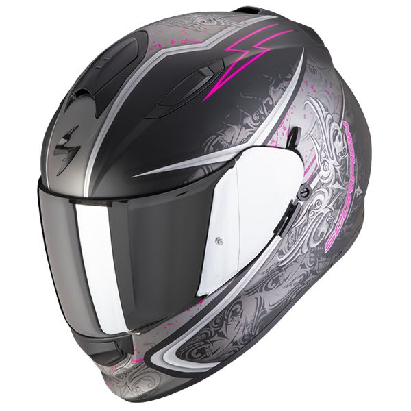 Pack Helmet Intercom Systems Scorpion Exo Run Matt Black Pink