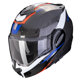 Helmet Scorpion Exo Tech Evo Carbon Rover Black Red Blue Ready To Ship