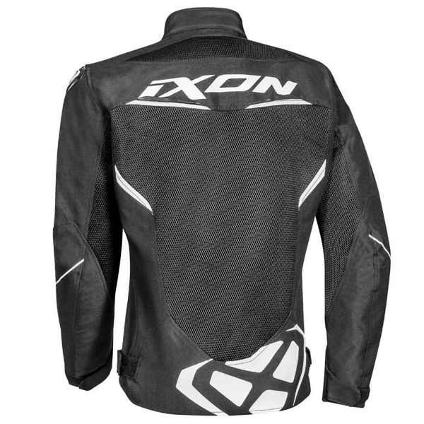 Motorcycle Jacket Ixon Draco Black White Ready To Ship ICasque Co Uk