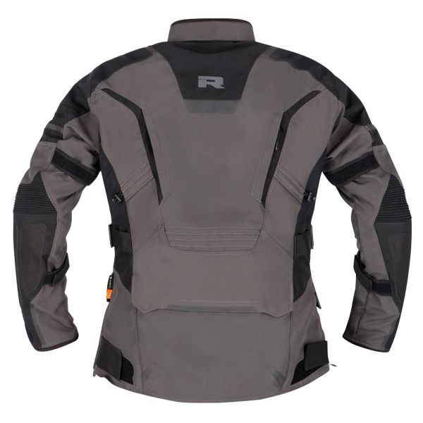 Motorcycle Coat Richa Cyclone Gore Tex Dark Grey Black Woman In Stock