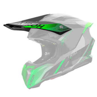Helmet Spares Airoh Twist 3 Shard green gloss peak Helmet Spares Airoh Twist 3 Shard green gloss peak