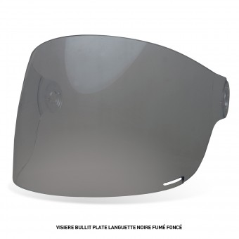 Bell Bullit Flat Visor with Black leather Tab