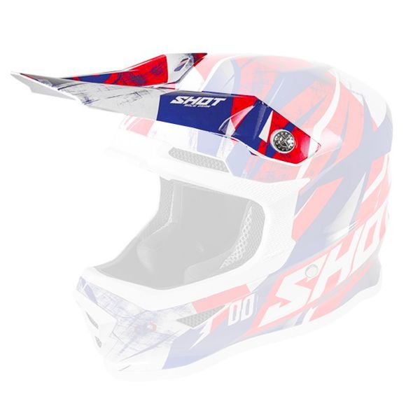 Visor Shot Visor Furious Ventury Blue Red In Stock 