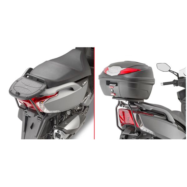 Support top case scooter Givi Monolock Piaggio Medley 125-150 (16 à 19) -  Supports scooter - Top case - Bagagerie