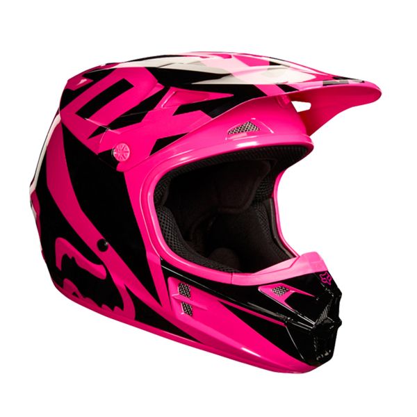 Helmet FOX V1 Race Pink Black at the best price iCasque