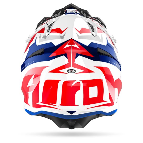 Helmet Airoh Aviator Ace Swoop Red Blue ready to ship