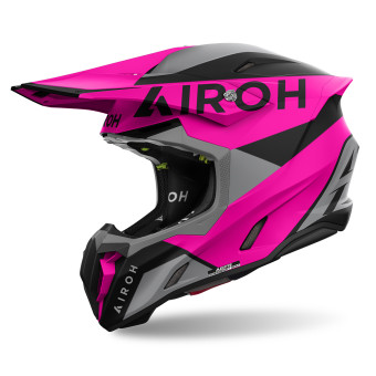 Motocross Airoh Twist 3 King Pink Matt