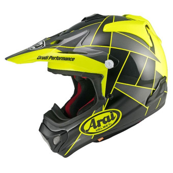 Motocross Arai MX-V Evo Peak Yellow Grey Black