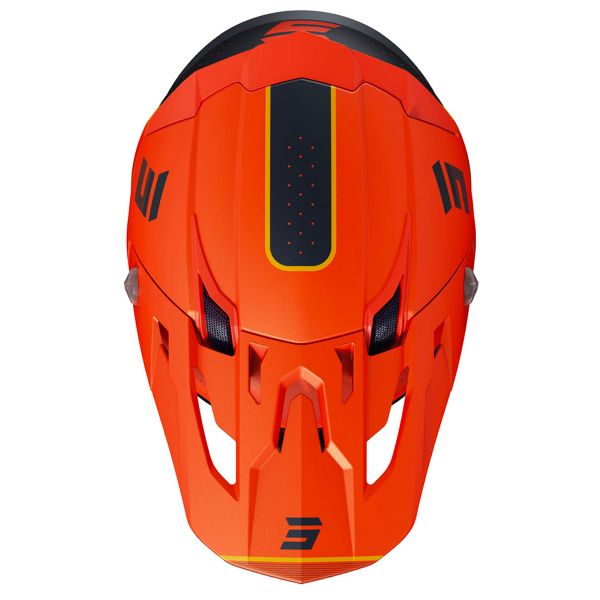 Casque Moto Cross - Shot Core Fast Orange Pearly