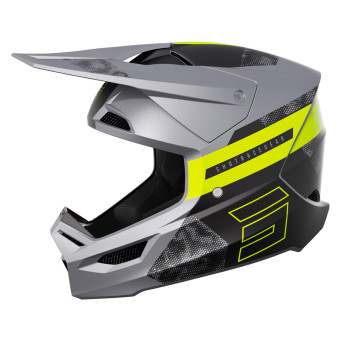 Motocross SHOT Furious Patrol Grey Neon Yellow Matt