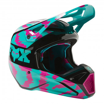 Kids FOX V1 Nuklr Teal Kid