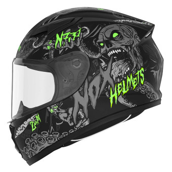 Kids NOX N731 Zumbi Matt Black Neon Green