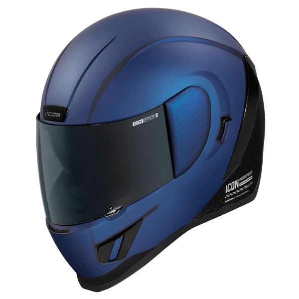 icon helmet blue