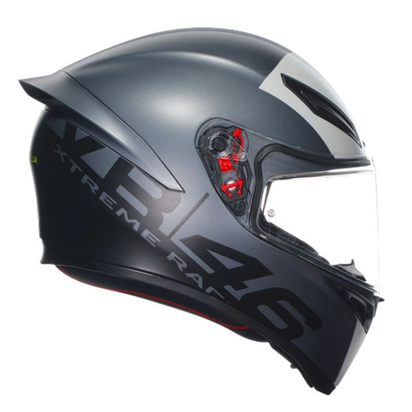 AGV K1-s ECE 22.06 Solid Matt Black Full Face Motorcycle Helmet, 2206