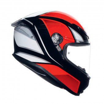 AGV K6 S Multi Hyphen Black Red White + Kit Bluetooth BT Mini