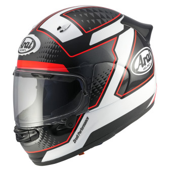 Full Face Arai Quantic Giu Black White Red