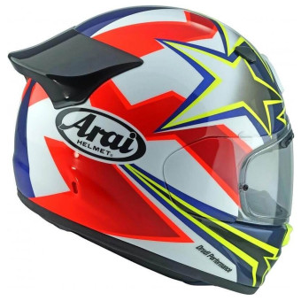 Arai Quantic Star & Stripes Red Blue Yellow White