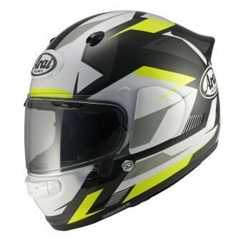 Full Face Arai Quantic Supra Yellow White Black