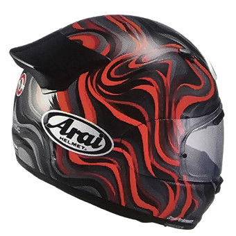 Arai Quantic Swirl Black Red Grey