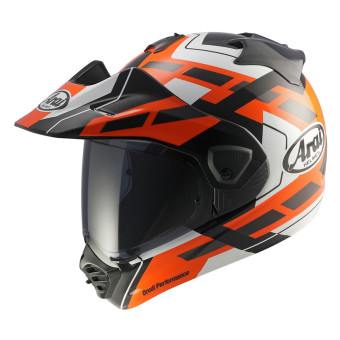 Full Face Arai Tour-X5 Match Orange Black White