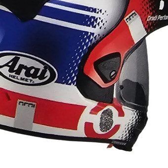 Arai Tour-X5 Print White Red Blue