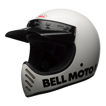 Full Face Bell Moto-3 Classic Gloss White