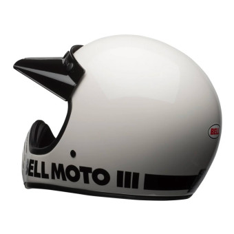 Bell Moto-3 Classic Gloss White