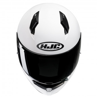 HJC C10 White + Kit Bluetooth BT Mini