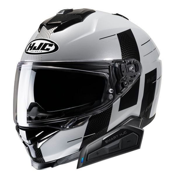 Pack Helmet + Intercom Systems : HJC i71 Peka MC5 + Kit Bluetooth Smart ...