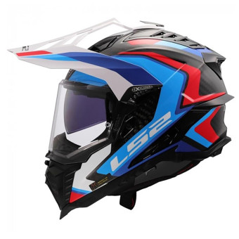 LS2 Explorer Carbon Frontier II White Blue MX701