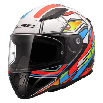 Full Face LS2 Rapid II Xdron White Neon Orange FF353