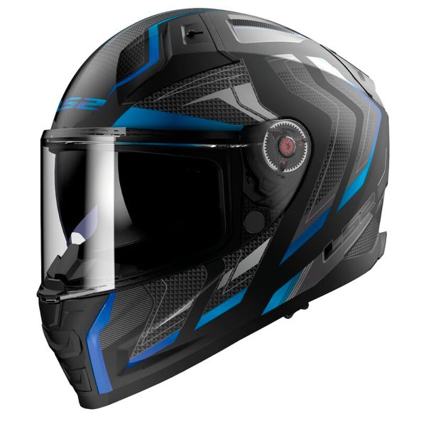 Helmet LS2 Vector II Alizer Matt Black Blue FF811 ready to ship ...