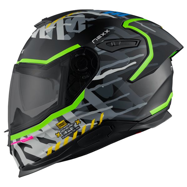 Helmet Nexx Y.100R Urbangram Black Matt in stock | iCasque.co.uk