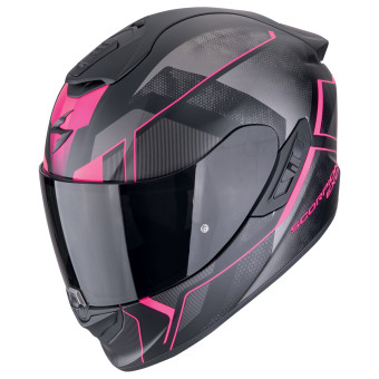 Scorpion Exo 1400 Evo II Air Intensio Matt Black Pink + Kit Bluetooth Lokui K30