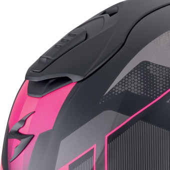 Scorpion Exo 1400 Evo II Air Intensio Matt Black Pink + Kit Bluetooth Lokui K30