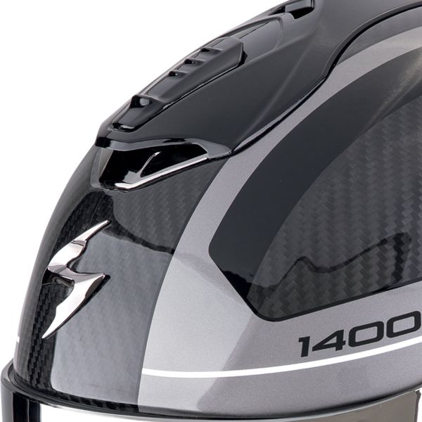 Pack Helmet + Intercom Systems : Scorpion Exo 1400 Evo Ii Carbon Air 