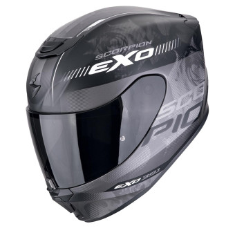 Full Face Scorpion Exo 391 Ava Matt Black Silver