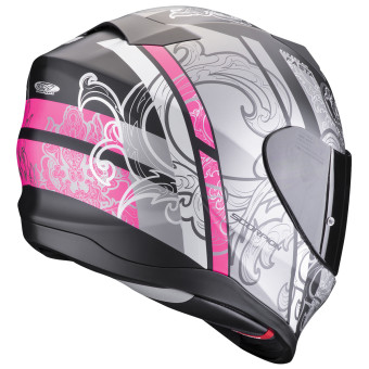 Scorpion Exo 520 Evo Air Fasta Matt Black Silver Pink