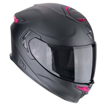 Scorpion Exo GT SP Air Solid Matt Black Pink + Kit Bluetooth 5S Solo