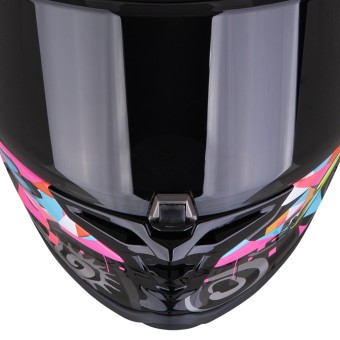 Scorpion Exo R1 Evo II Air Savage Black Blue Pink