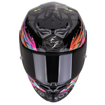 Scorpion Exo R1 Evo II Air Savage Black Blue Pink