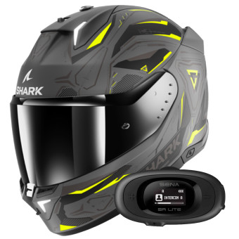 Full Face Shark Skwal i3 Linik AYK + Kit Bluetooth 5R Lite