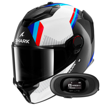 Full Face Shark Spartan GT Pro Dokhta Carbon DWB + Kit bluetooth 5R Lite Solo