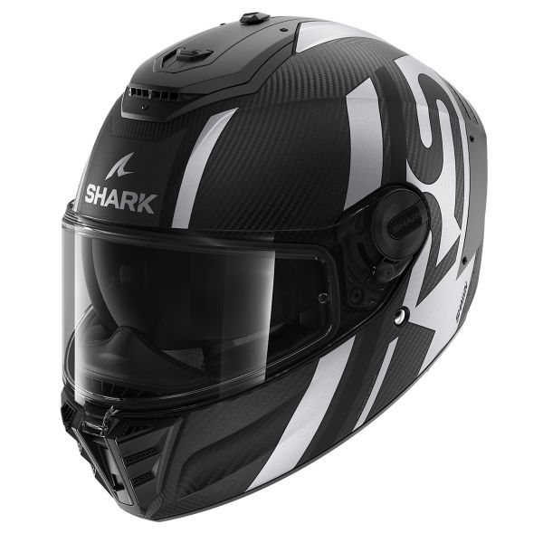 Casco Integral Para Moto Shark Spartan Gt Carbon Skin Negro