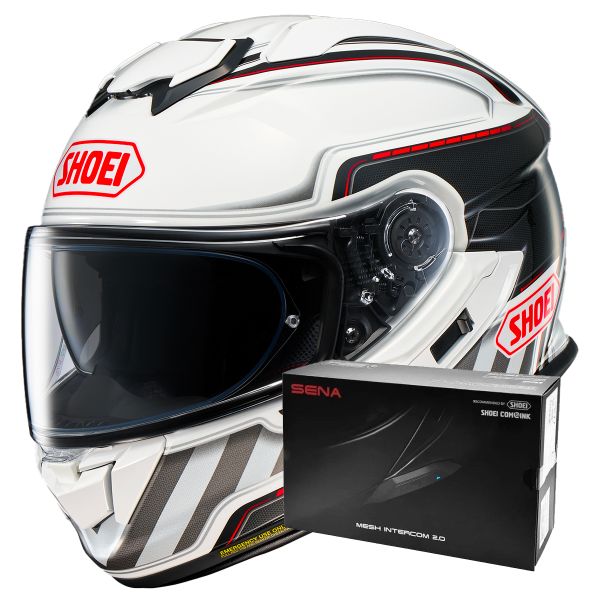 Pack Helmet + Intercom Systems : Shoei GT-AIR 3 Discipline TC6 + Sena ...