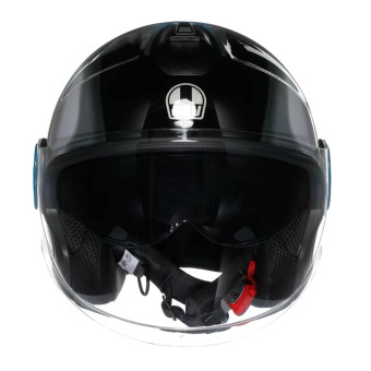 AGV Eteres Levanto Black Silver Blue