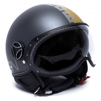 MOMO DESIGN CASCO EVO TITANIUM FROST/BLACK