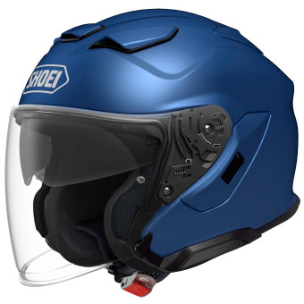 Open Face Shoei J-Cruise 3 Matt Blue Metal