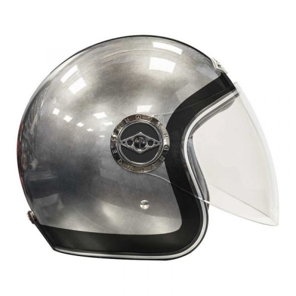 Casque JET Moto Dirt Edguard Héritage Grey Black